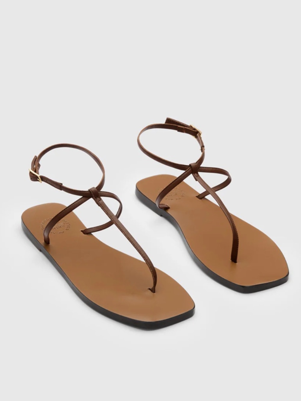 ATP ATELIER Alassio Nappa Flat Sandals